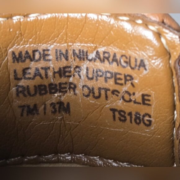 Michael Kors Leather Ankle Boots Women’s 7M Brown Block Heel Chelsea Booties MK - Picture 7 of 12